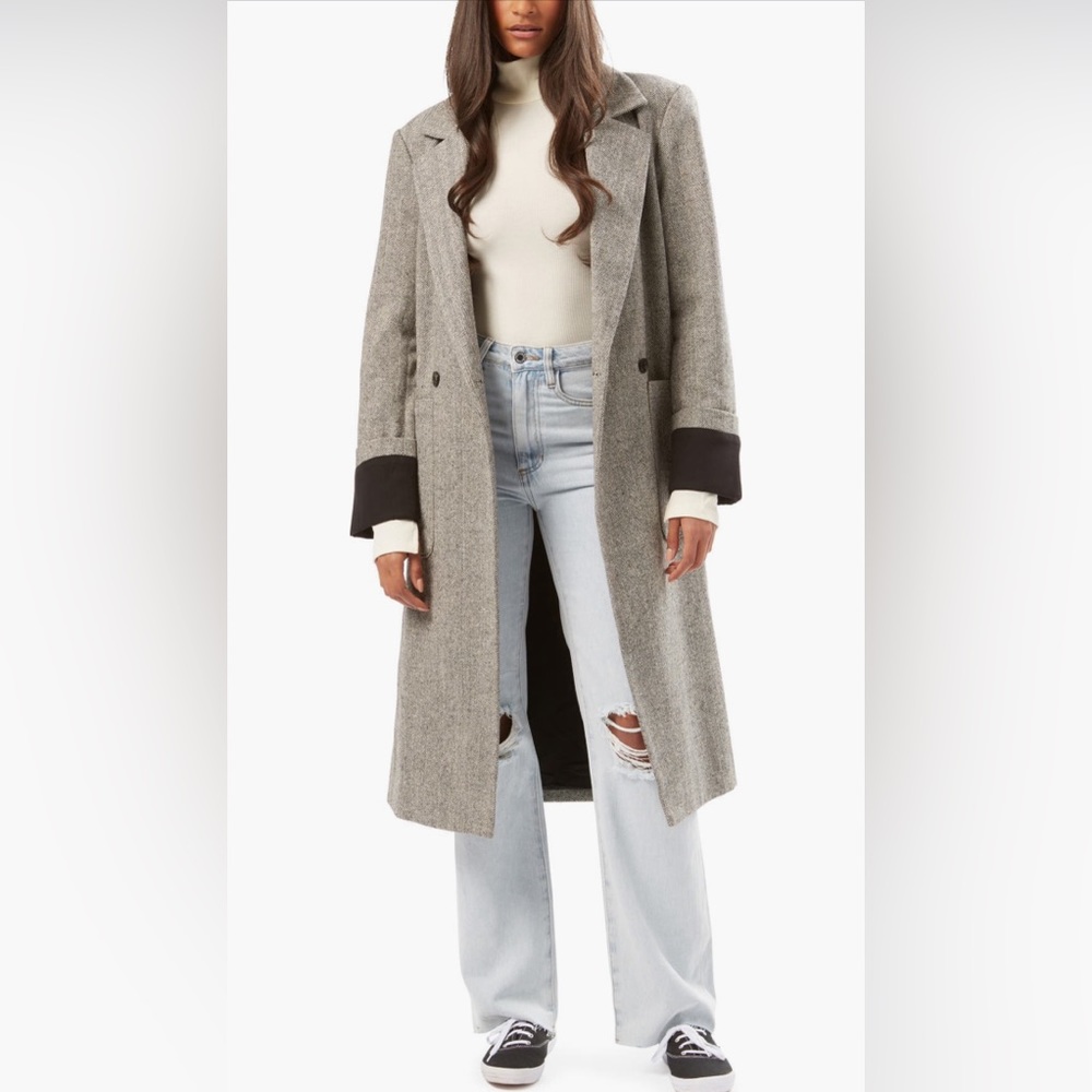 NWT WeWoreWhat Longline Mid-Thigh Length Blazer Jacket